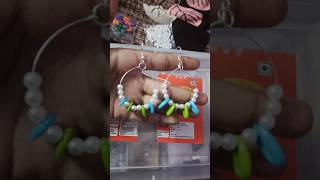 Diy colourful Cowrie shell earings #shorts #creativitywithaera #diy #viral #art #creativity