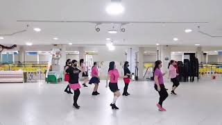 Bailamos Bachata Uh Line Dance - Demo By D'Sisters & Friends LDG @herutianlinedance1398 #linedance