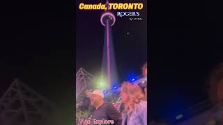 Blue jay Match in Roger's center Canada #canada #enjoy #toronto #cn tower #downtown #games #blue jay