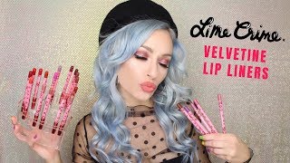 Lime Crime Velvetine Lip Liners | Try On & Review