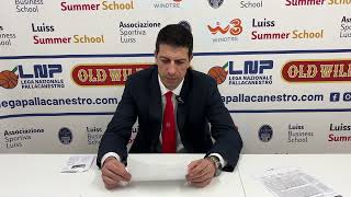 Luiss Roma - Unieuro Forlì | Il post partita di coach Martino