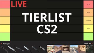 LIVE: AS TIERLIST DE CS2 MAIS DUVIDOSAS DO YOUTUBE