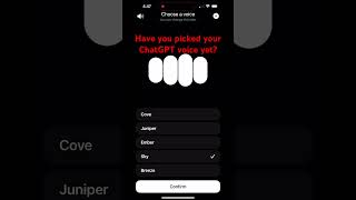 ChatGPT can now talk to you. 🤖🧠🤔Which voice would you pick? Sing you a song to sleep? #robotlove