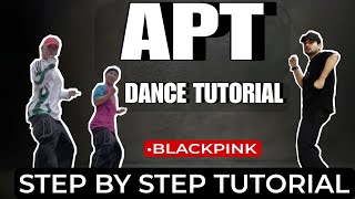 ROSÉ & Bruno Mars - APT dance  tutorial #blackpink #kpop