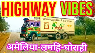 East-west Highway Ameliya to Lamahi And ghorahi Road Journey|| Highway||