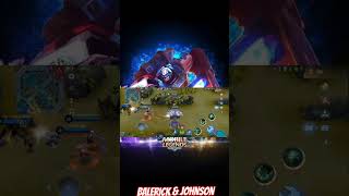 Super Tank New Combo Balerick & Johnson Auto Rusuh #mobilelegends #mlbbshorts