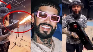 FARRUKO AMENAZA A FARRUKO Y SE COMPRA UN LANZA LLAMAS ANUEL AA SE ASUSTA!