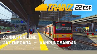 COMMUTERLINE JATINEGARA - KAMPUNG BANDAN | TRAINZ SIMULATOR INDONESIA