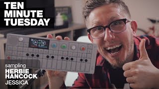 Making a Hip Hop Beat | Herbie Hancock - Jessica Samples | Teenage Engineering OP-1 | 10 Min Tuesday