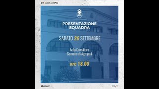 Presentazione della squadra 'New Basket Agropoli' sostenuta dalla BCC Buccino Comuni Cilentani