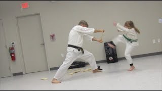 TAE KWON DO TEST - CAN SHE BREAK THE BOARD??? - June 1, 2017