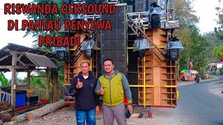 RISWANDA Cek sound PRANGAS 2024 di pantau 1 penyewa pribadi