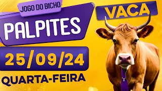 PALPITE DO DIA 25/09/2024 - JOGO DO BICHO 🍀 TODAS AS LOTERIAS 🍀