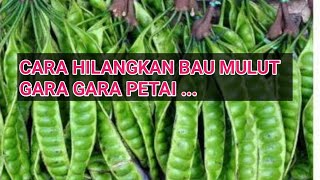 Tips //CARA MENGHILANGKAN BAU MULUT GARA GARA PETE DAN SAUDARANYA