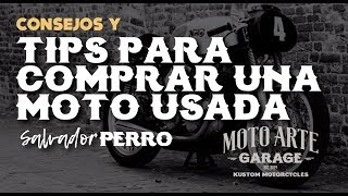 Tips para comprar una moto usada