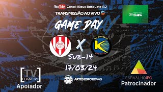 AO VIVO |  Jogo de Basquete | Tijuca TC x K Esportes sub-14 da @FBERJPLAY | 17/03;24