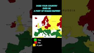 Does your country ever be a part of Roman Empire #shorts #europe #mapping #romanempire