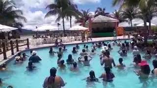 Samba Beija Flor 2019 na beira da piscina do Náutico em Goiás nau