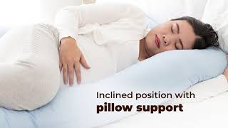 What is the proper position to sleep in the third trimester? Divakars Hospital, Bangalore