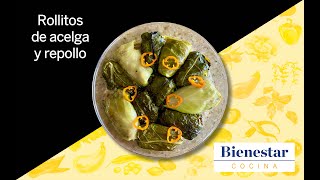 Rollitos de repollo y acelga