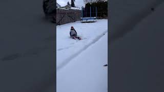 Making #snowangel #vancouver #canada #winter2022 #toddlers #trending #viral #beta #shorts