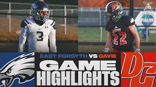 East Forsyth vs Davie | The Eagles are on a roll in the CPC | NCHSAA Spring FB 2021