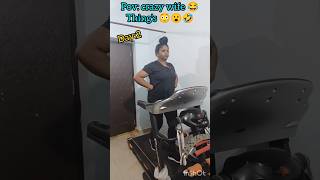 Crazy wife using treadmill multipurpose🤣😳😮#wifecomedy#comedy#funny #trendingshorts#youtubeshorts#yt