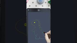 How to Draw a Dinosaur Easy and Simple, with LCD Writing Table