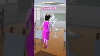 3 hantu seram di sakura #sakuraschoolsimulator #games #sakurashorts