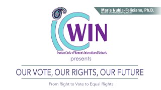 2019 Women's Equality Day Event | Our Vote, Our Rights, Our Future | Marie Nubia-Feliciano, Ph.D.