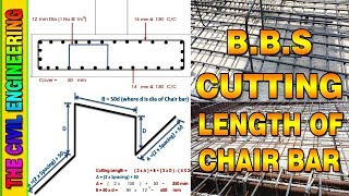 Cutting Length of Chair Bar in Excel | Bar Bending Schedule in Urdu/Hindi | BBS Calculations