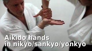 Aikido hand movements in NIKYO, SANKYO, and YONKYO, by Stefan Stenudd in 2009