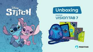 Unboxing Vision Tab 7 Stitch: o tablet infantil ideal para os pequenos estudarem e se divertirem!