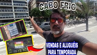 VENDAS E ALUGUÉIS DE IMÓVEIS PARA TEMPORADA EM CABO FRIO NA PRAIA DO FORTE.