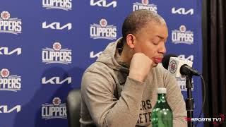 Brooklyn Nets @ L.A. Clippers Tyronn Lue Post-Game Interview #nba #clippers #tyronnlue