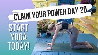 Yoga For Procrastination Motivation Start Yoga Today - Day 20 | 30 Days Of Yoga To Claim Your Power