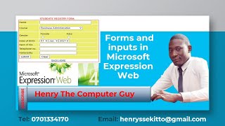 How To Use Forms And Inputs In Microsoft Expression Web 4 - 05