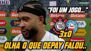 DEPAY LAMENTA NÃO TER FEITO hat-trick CONTRA O BAHIA! [BRASILEIRÃO 2024]