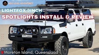 Lightfox 9" LED Driving Lights by Vicoffroad! Install & Review!