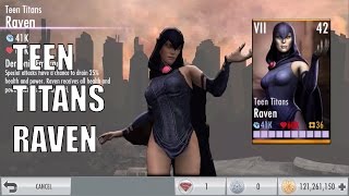 Injustice iOS | TEEN TITANS RAVEN REVIEW!