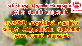 5000 முதலீட்டில் தொழில் தொடங்கலாம்/ Business ideas in tamil/ Best business ideas in tamil/ Balu INBA