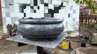 cara membuat pot bonsai oval dengan alat sederhana