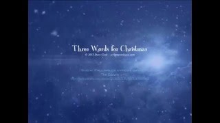 Three Words For Christmas - Dave Cook 2015