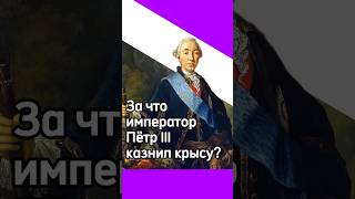 За что император Пётр III казнил крысу?