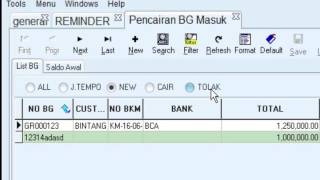 Tutorial Software Akuntansi Seventhsoft - Giro Masuk