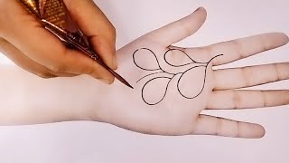 Eid mehndi design 2024 | Simple mehndi design for kids front hand | Eid 2024 |