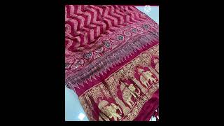 Gazzi silk patola print sarees