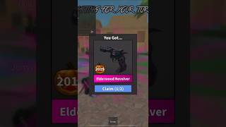 Trading Luger for Elderwood Revolver and Battle Axe 2 in Roblox Mm2