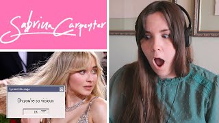 📩 Sabrina Carpenter - Vicious REACTION 😱 ¿VA PARA JOSHUA? 👀 Letra traducida en español y significado