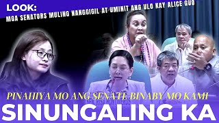 PIHANIYA MO MAKI BINABAOY MO ANG SENATE TINAKBUHAN MO SINUNGAKING KA